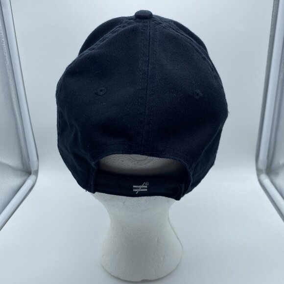 Simpson Black Baseball Hat Cap Adjustable Hook Loop Tie Connectors Logo - Picture 4 of 8